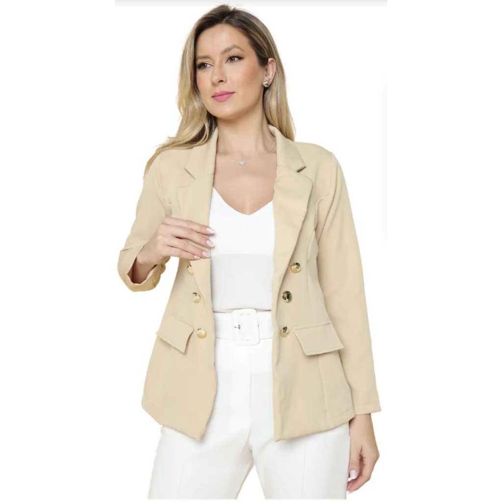 Blazer Alfaiataria Max / Casaco Social Femenino. #9