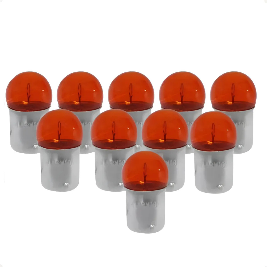 Lampada Ambar 67 R5w 12v 5w Ba15s 1 Polo Lutenlux Achatada em Oferta na Shopee