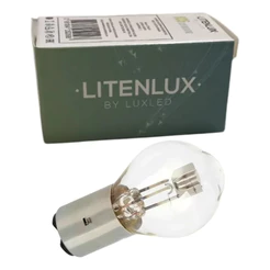 Lâmpada Farol 2 Polos B35 Ba20d Moto Shineray/Suzuki/Traxx/Sundown/Kasinski/Dafra/Bull/Liffan