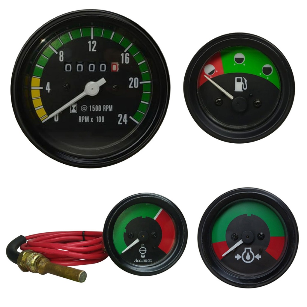 Relogio Painel Trator Massey Ferguson  265/270/275/283/285/290/292/295/296/297/299 - KIT