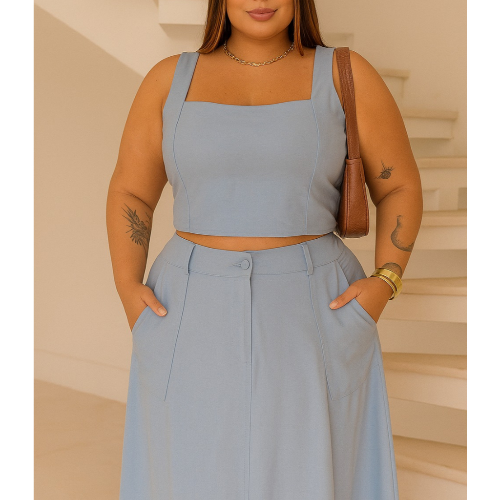 Croped com Saia Longa: Onde Comprar | BuscaProdutos