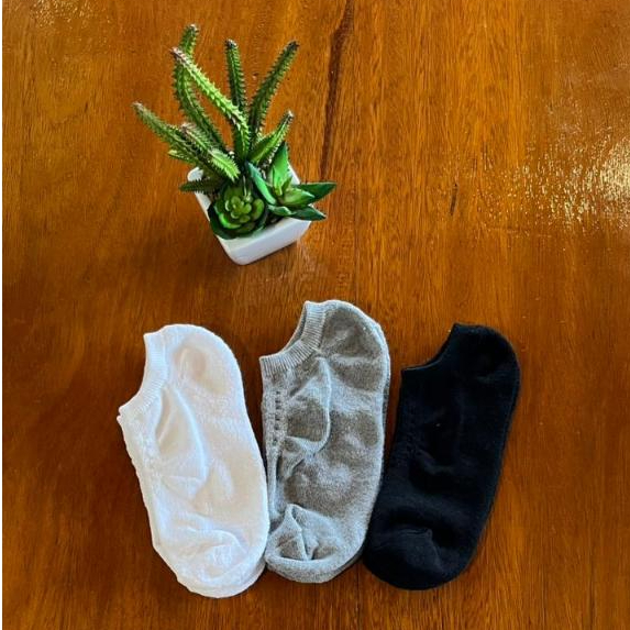 Kit 9 pares meia invisível masculina algodão