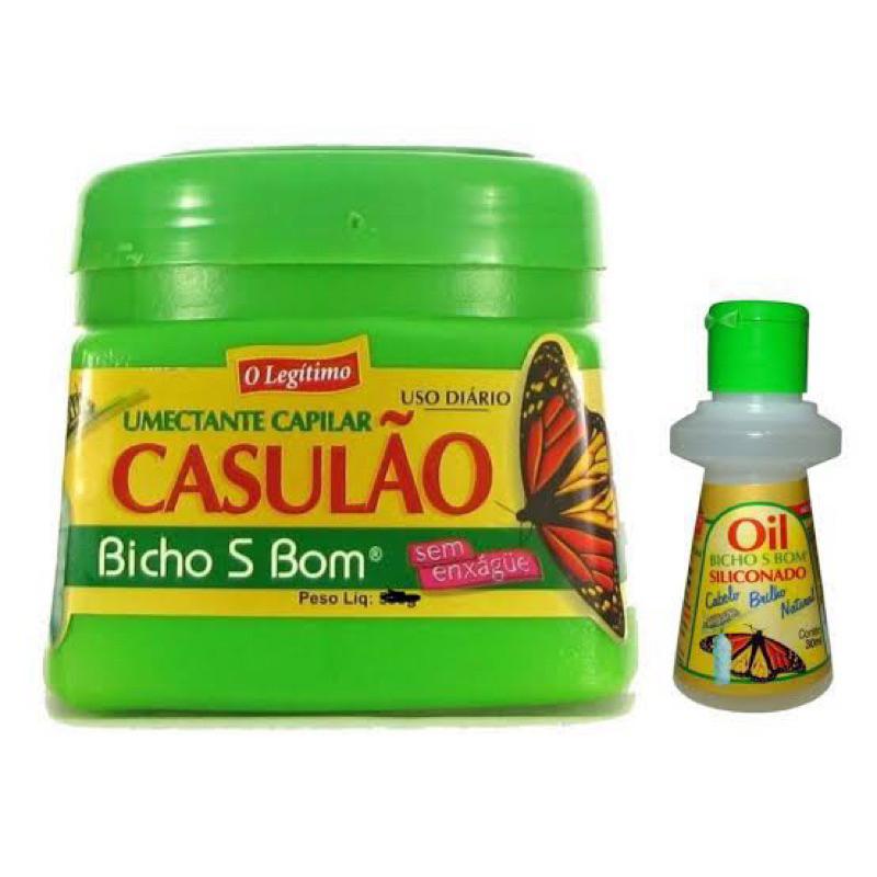 Creme Bicho da Seda Casulao 950g Reparador Pontas 30ml