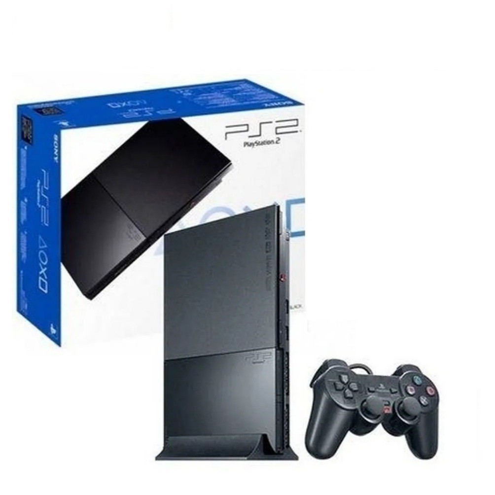Retro Game PS2 sem leitor + HD cheio de jogos! Leia a Descrição!