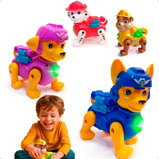 Cachorro Robo a Pilha Patrulha Canina Anda Sozinho Musical Com Luzes em Oferta na Shopee