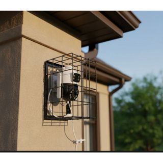 Grade Reforçada Para Proteção De Câmera Cor Branco/preto Para SPEED Dome wi-fi em Oferta na Shopee