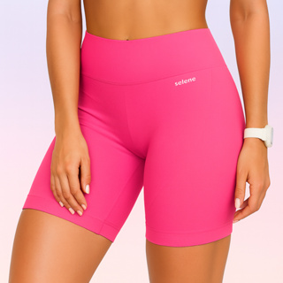 Short Feminino Academia Selene Sem Costura Não Transparece Poliamida Fitness em Oferta na Shopee