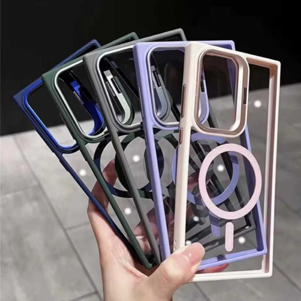 Capa para S23 / S24 / S25 com MagSafe + Proteção de Lente da Câmera em Oferta na Shopee