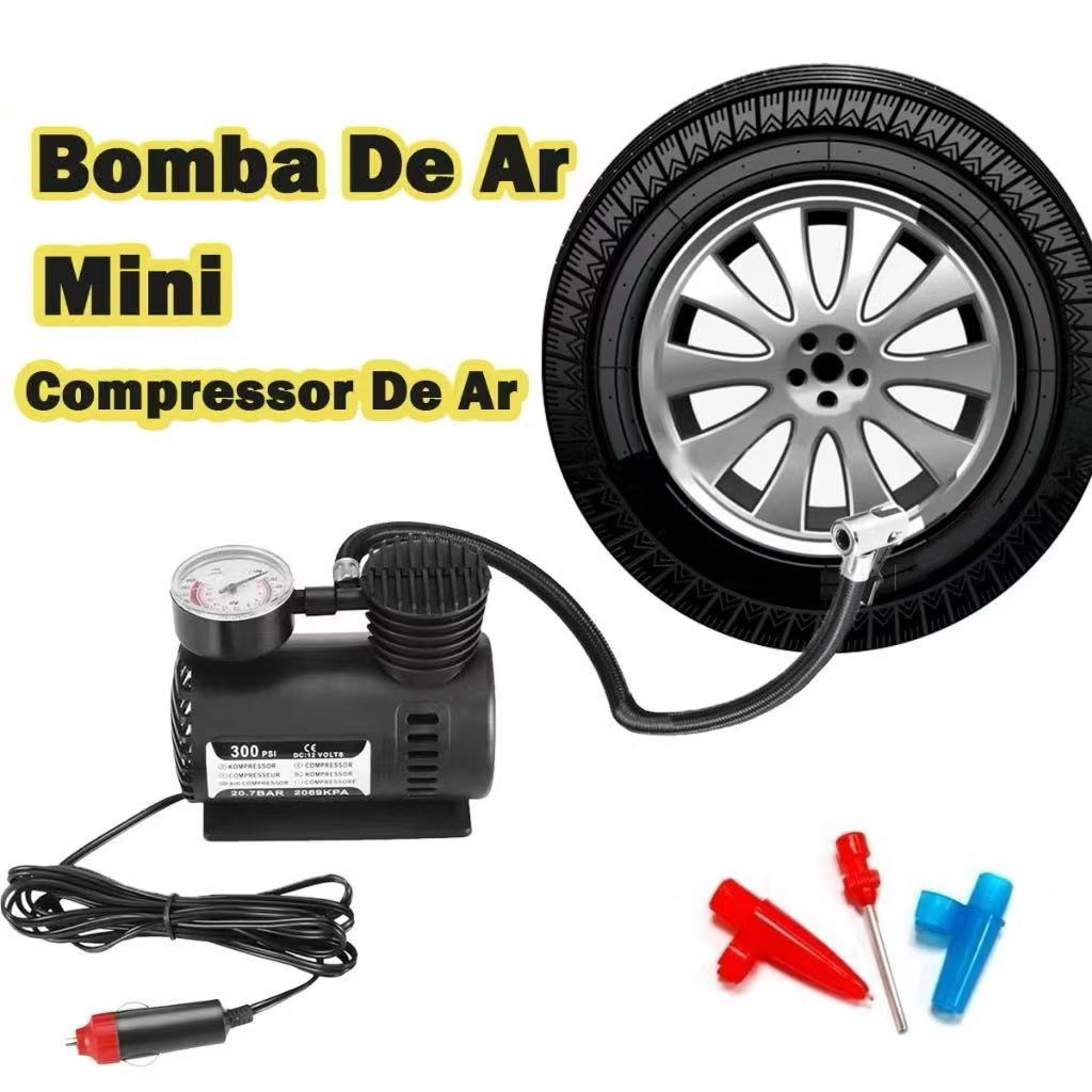 Mini Compressor Bomba De Ar Automotivo Portátil 12v 250psiElétrico em Oferta na Shopee