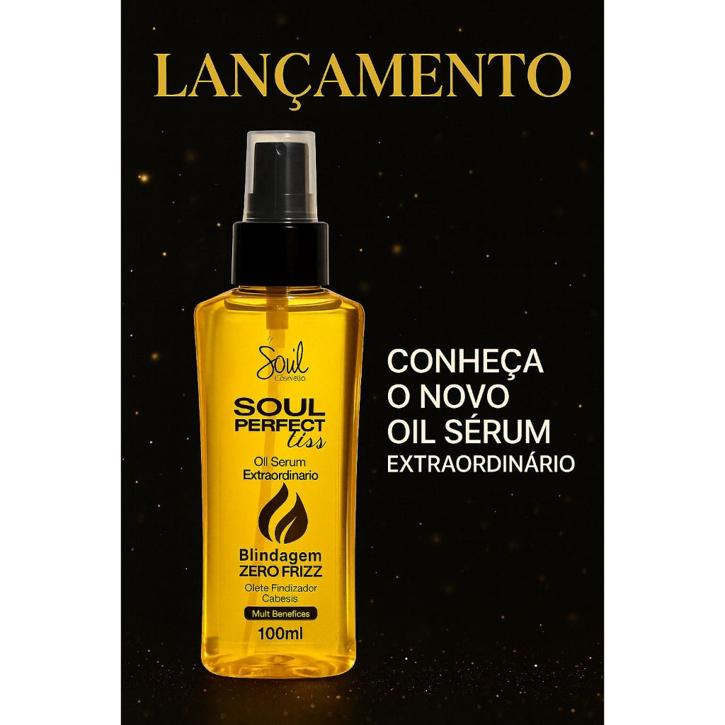 OLEO SERUM EXTRAORDINARIO  100ML SOUL PERFECT LISS em Oferta na Shopee