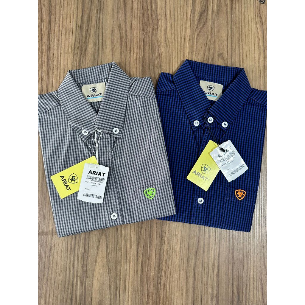 Camisa Country Masculina Xadrez Manga Curta Slim Cowboy Rodeio Premium