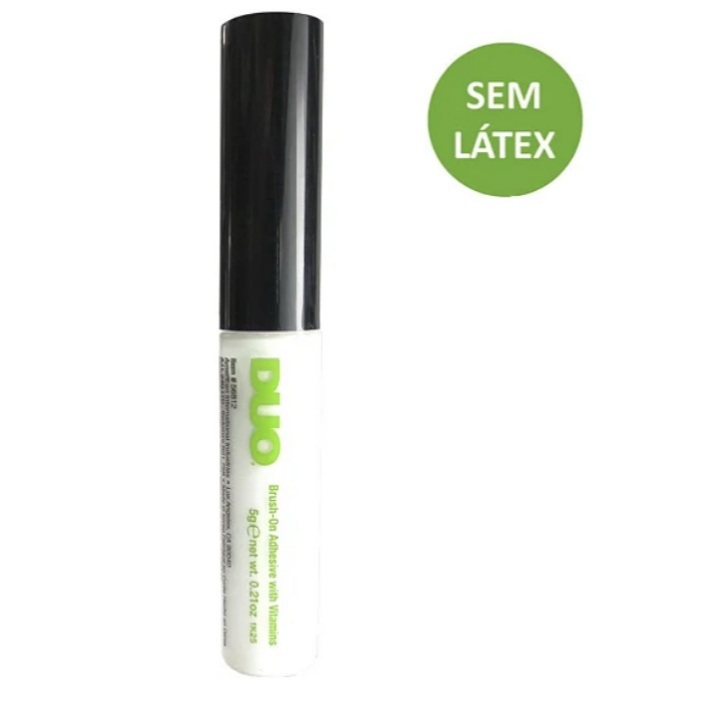 Cola Duo Cílios Postiços Transparente 5g Klass Vough Com Pincel Aplicador