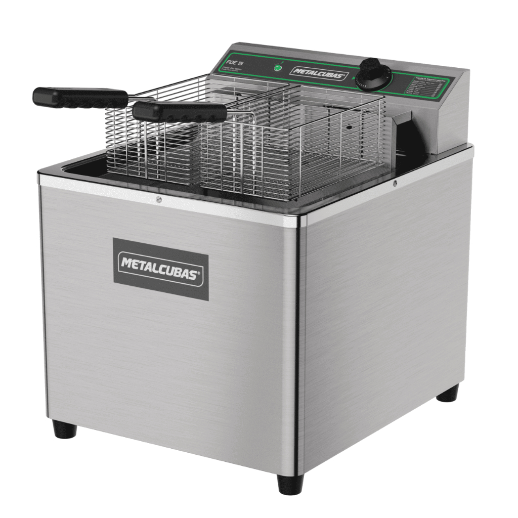 Fritadeira Industrial Zona Fria Inox 220v Foe15m Meltacubas