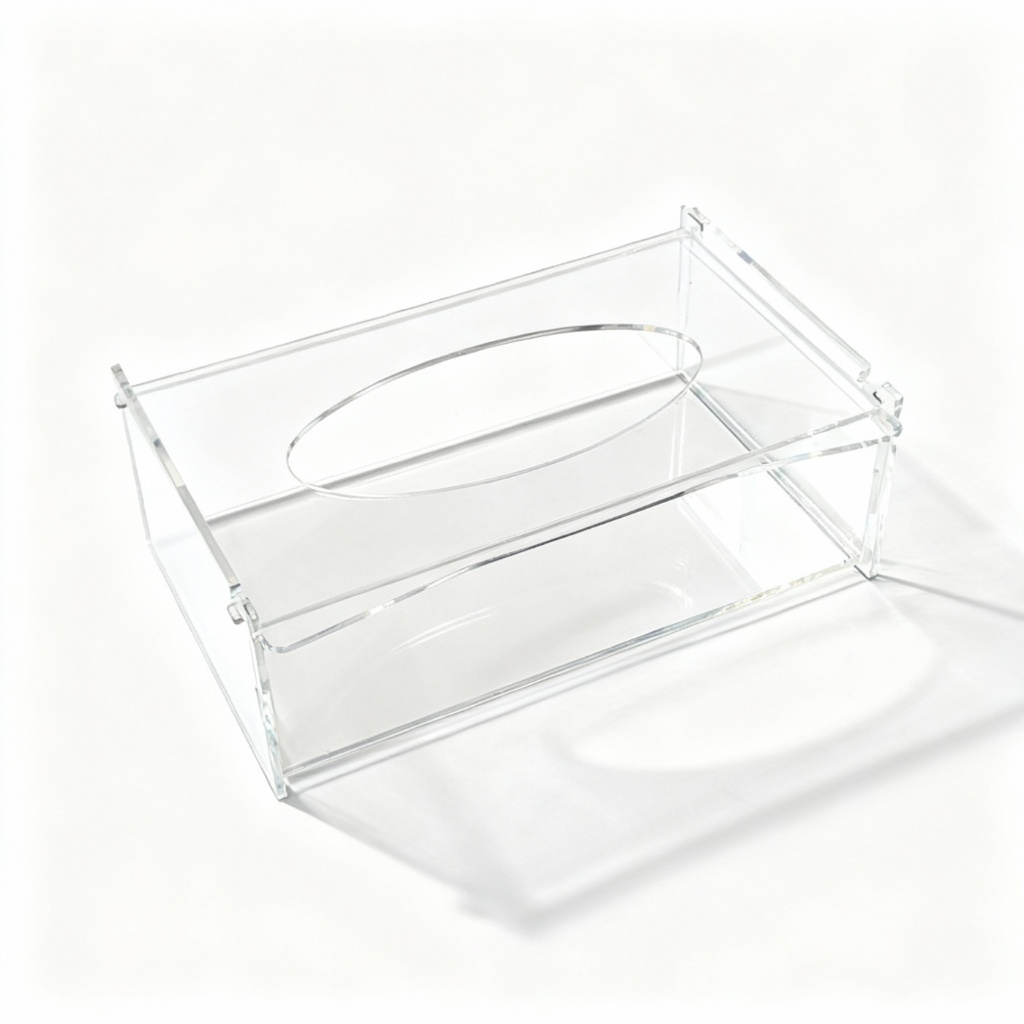 Caixa Acrílica Transparente Multiuso | Porta-Máscaras, Luvas e Lenços | Design Reforçado