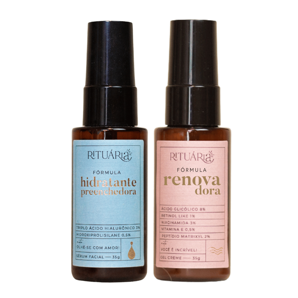 Kit Sérum Rituária Essencial Rugas Linhas Finas Hidratante Preenchedora Renovadora
