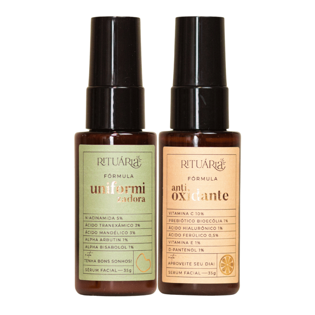 Kit Sérum Rituária Fórmula Uniformizadora Antimanchas Antioxidante Vitamina C