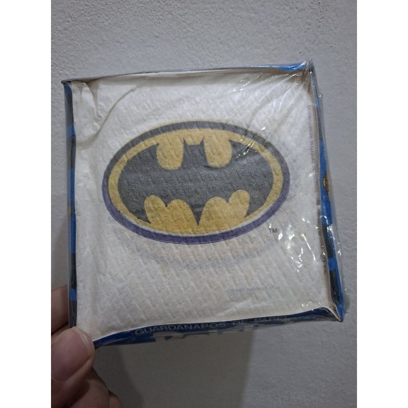 Guardanapo de Festa Batman - Lacrado antigo vintage raro anos 80