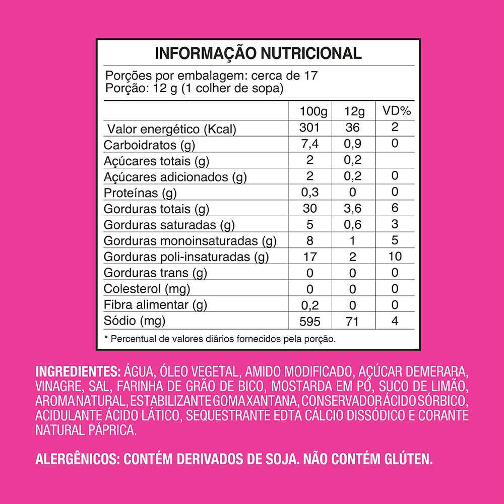 Detalhes do Kit Maionese Vegetal NotCo NotMayo Sachê 200g