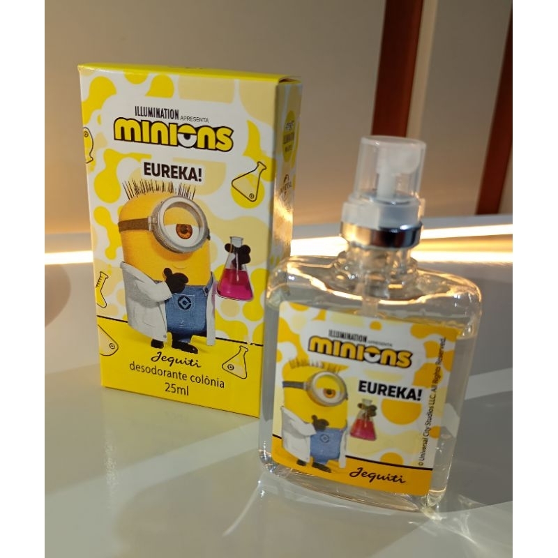 Desodorante Colônia Masculina Infantil Jequiti Minion Eureka 25ml Alta Fixação