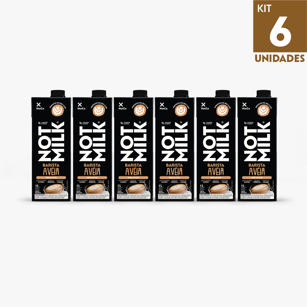 Kit Bebida Vegetal NotCo NotMilk Barista 1L em Oferta na Shopee