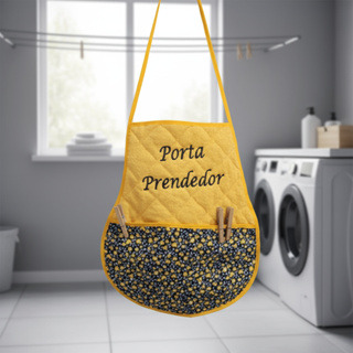 Porta Prendedor Avental Bordado Varal de Roupas em Oferta na Shopee