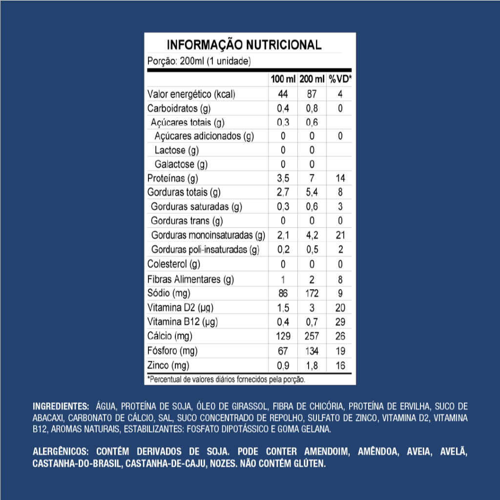 Detalhes do Kit Bebida Vegetal NotCo NotMilk 26g de Proteina 750ml