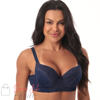 Sutiã com Bojo Renda Feminino Sustentação com Regulagem Reforçado Barato M G GG Lingerie em Oferta na Shopee