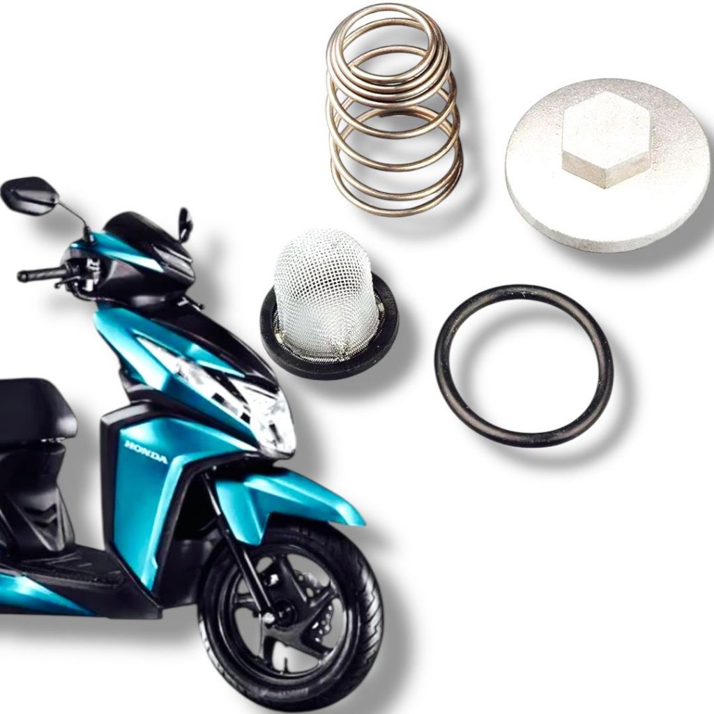 Tampa E Anel Bujão Dreno De Óleo Honda Elite125 Elite 125