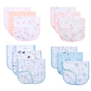Paninho De Ombro Bebê Papi Soft Estampado 50Cm X 22Cm 03 Unidades em Oferta na Shopee