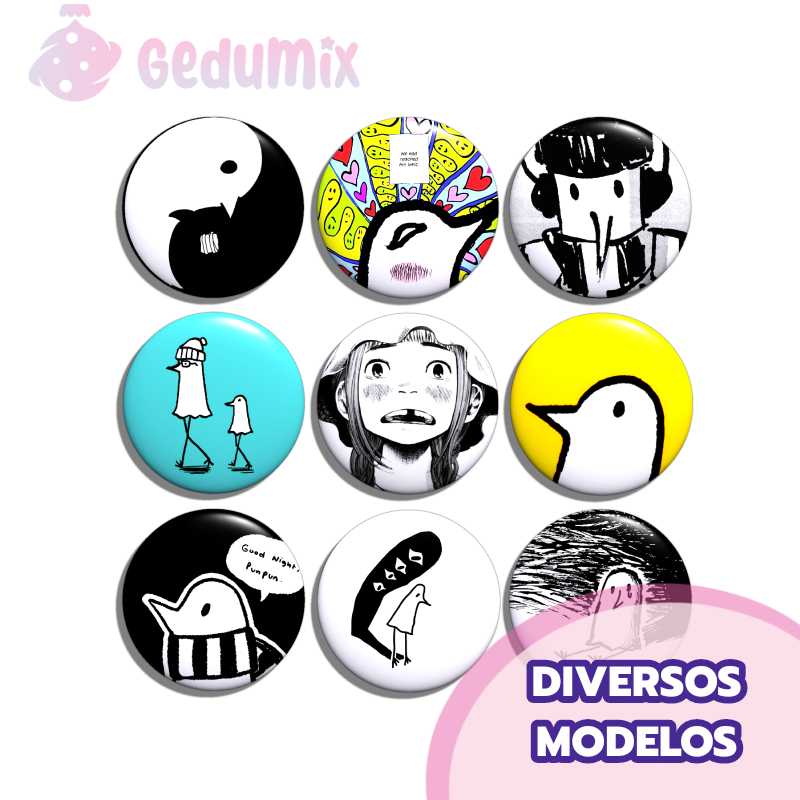 KITs Bottons Broches Anime Mangá Boa Noite Punpun em Oferta na Shopee