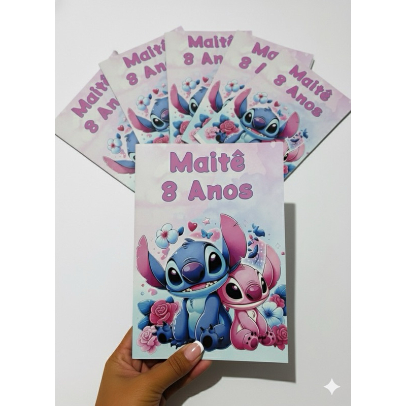 kit Livrinhos colorir stitch/ Lembrancinhas Personalizada/ Festa/ mimos/Aniversario/ Lembrancinhas