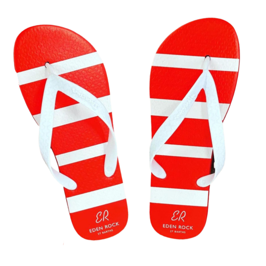 Chinelo Feminino Tira Vermelha Estilo Verão Numeracao 36-37 Alta Qualidade