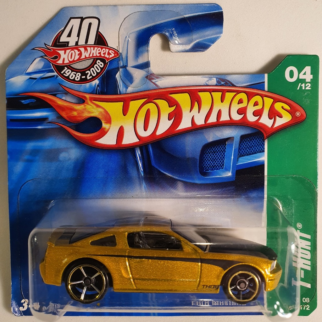Ford Mustang GT - T Hunt 04/12 Ano 2007 Hotwheels Treasure Hunts - T Hunts - Miniatura 1:64