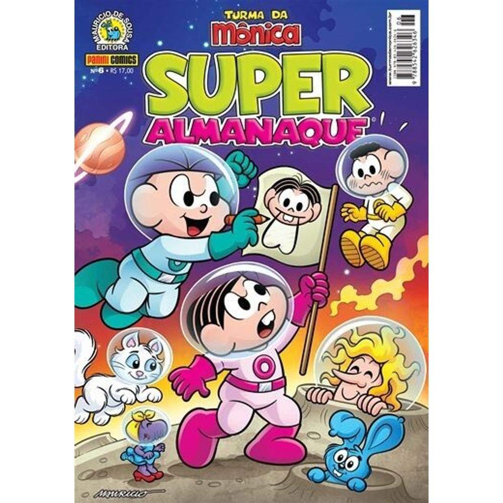 SUPER ALMANAQUE TURMA da MONICA com 300 PÁGINAS ( EDIÇOES 5 e 6)