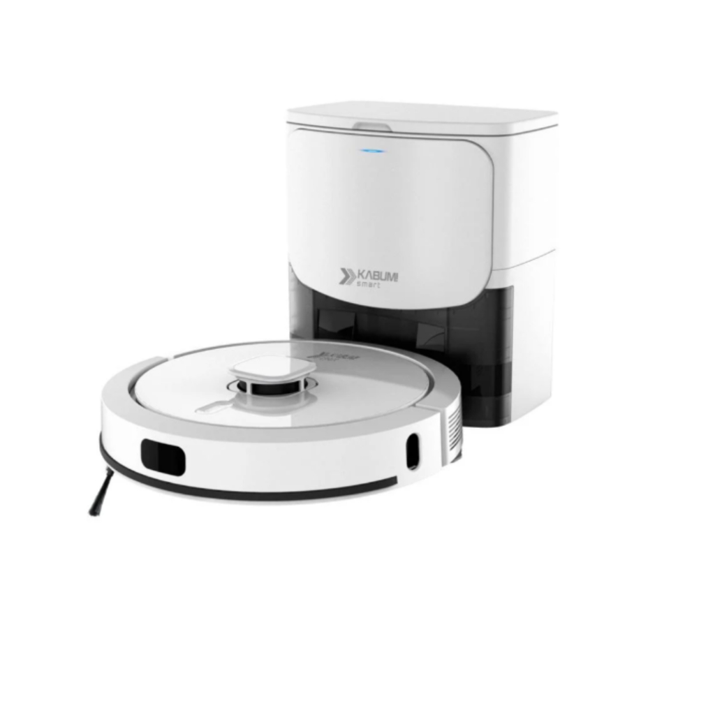 Robô Aspirador KABUM! Smart 900 - 5 Modos de Limpeza, Mapeamento Laser 3D - 127v - Branco - OPEN BOX