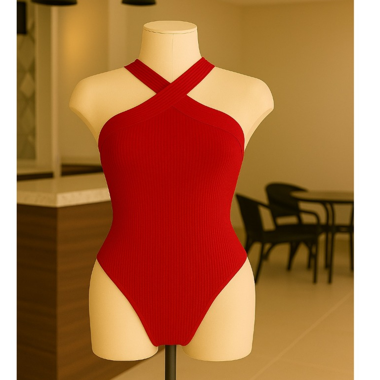 Body Cruzado Feminino Sem Bojo Canelado Cavado Moda Festas em Oferta na Shopee