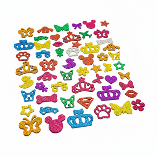 1000 Adesivos Pet Piercings Lacinhos Eva Com Glitter Para Petshop Cães E Gatos Banho E Tosa em Oferta na Shopee