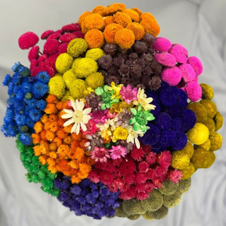 Buquê Mix, Mix de Sempre Vivas, Flores Secas, Mix Colorido em Oferta na Shopee