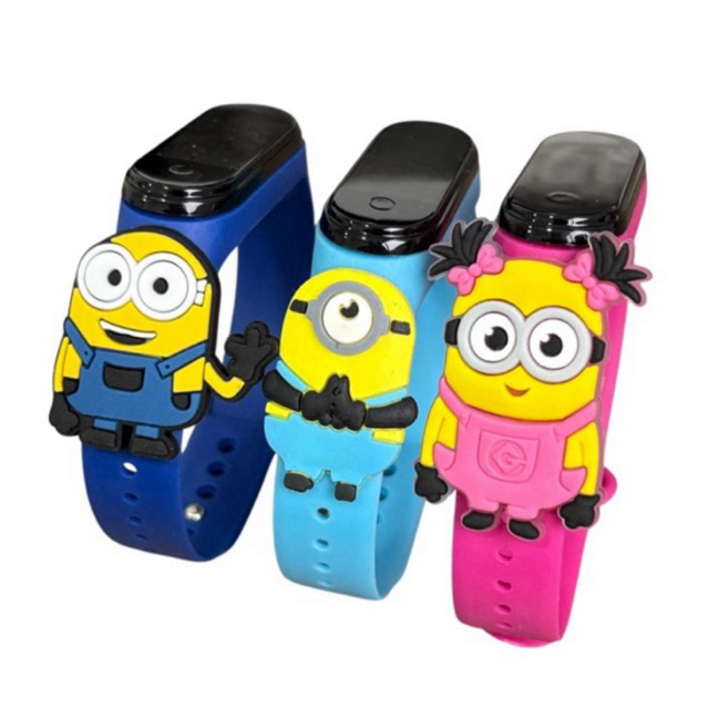 Kit 10-30 Relógios Minions Infantil Led Digital á Prova D’água Lembrancinhas em Oferta na Shopee