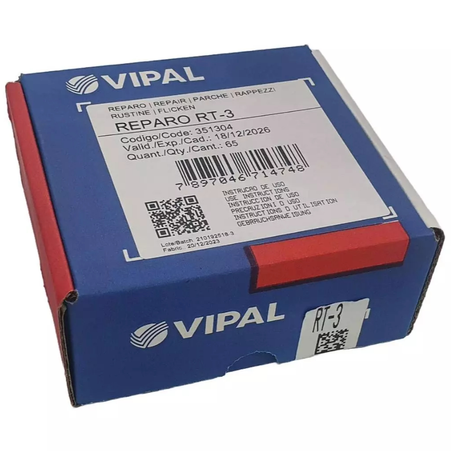 Remendo Rt-03 P/conserto Reparo Interno De Pneus Borracharia Cx 65 un Vipal em Oferta na Shopee