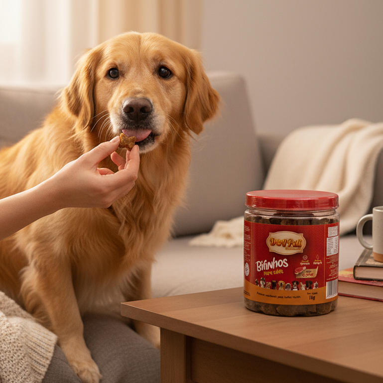 Bifinho Petisco Cães Dog Peti 1kg Carne Recompensa Pet Treinamento Macio