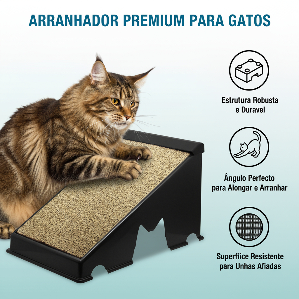 Brinquedo Arranhador Gatos Rampa Plastico Furacão Pet Preto Diversão Pet Cat Anti Unhas Gatos
