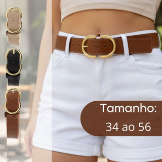 Cintos Feminino ( 3 cm Largura) do P ao G2 Plus Size para Calça Vestido Short Saia Jeans em Oferta na Shopee