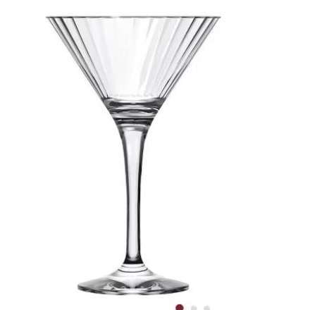 Jogo De Taças Martini Fiore Coquetel Vidro 250ml Kit Com 02 Peças