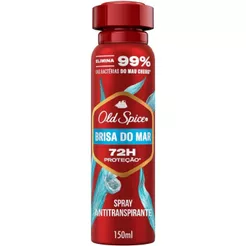 Desodorante Antitranspirante Old Spice Spray Brisa Do Mar Com 150ml