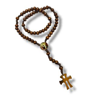 Terço Dos Homens São Jose Madeira em Oferta na Shopee