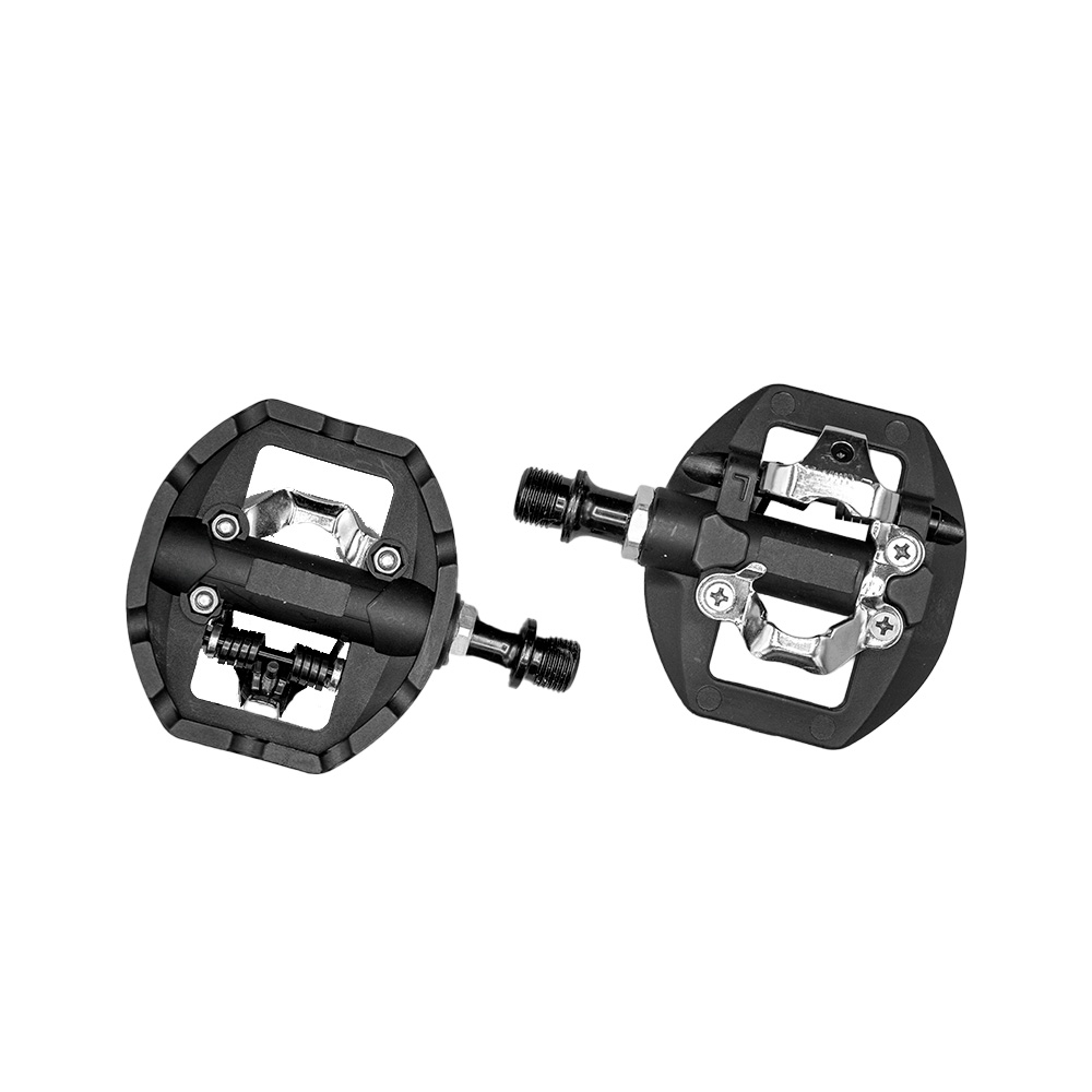 Pedal Clip Plataforma Gta Spd Bike Mtb Rolamento Bucha Du 9/16 Rosca Grossa