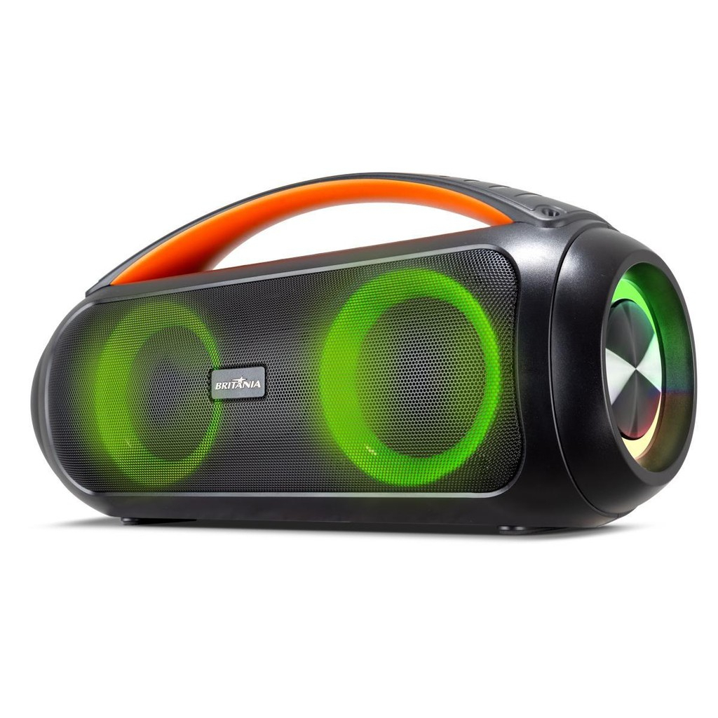 Mycro System Speaker Britânia Bbs200bt Extreme Flask Lights Tws 200w.
