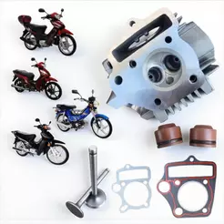 Cabeçote Motor Shineray 90cc Jet 50 / Phoenix Jonhnny 50 cc