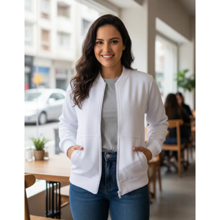 Blusa De Fio Ovirsized Com Gola Moleton Casual Quentinho Tamanho Plus-size Unissex  Aberto Com Zíper em Oferta na Shopee